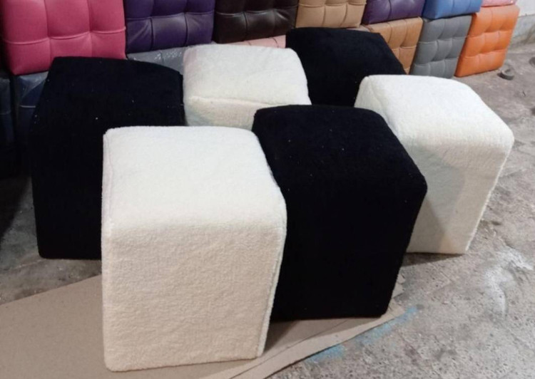 پاف مربع چنس پارچه تدی