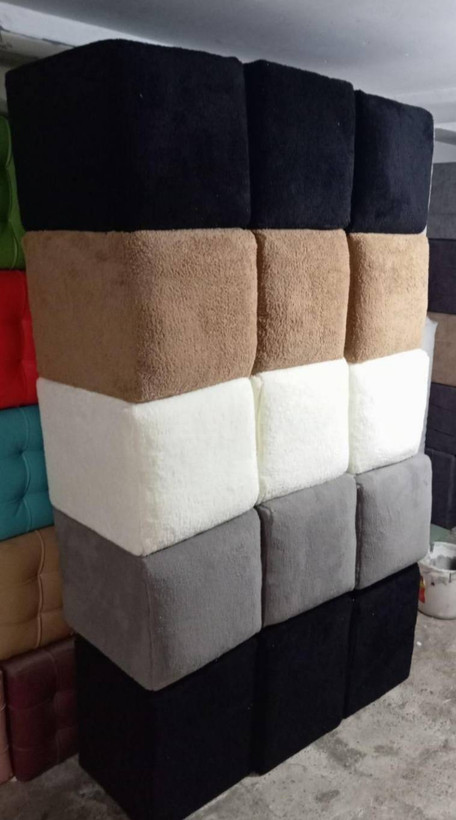 پاف مربع چنس پارچه تدی