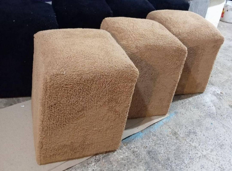 پاف مربع چنس پارچه تدی