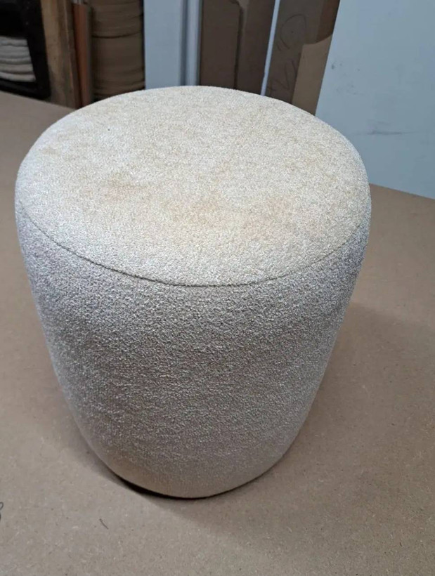 پاف گرد جنس پارچه تدی