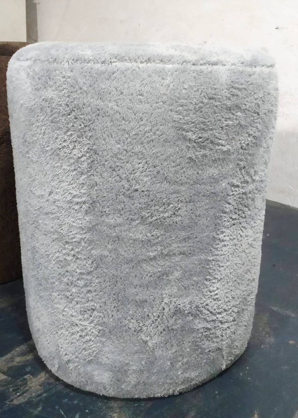 پاف گرد جنس پارچه تدی