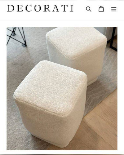 پاف مربع چنس پارچه تدی